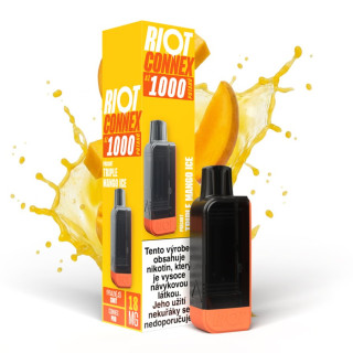 RIOT Connex 1000 předplněná kapsle (Triple Mango Ice) 1ks – 10mg, R