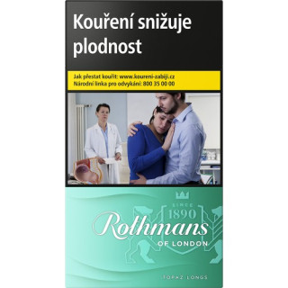Cigarety Rothmans Longs Topaz – karton (10 krabiček)