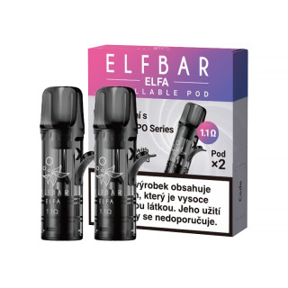 Elf Bar ELFA Pod - prázdná Cartridge - 1,1ohm - 2ml - 2ks