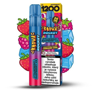 Kurwa Rocket - Strawberry Raspberry ICE - 20mg