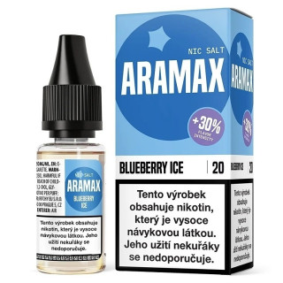 Aramax Salt - E-liquid - Blueberry Ice - 20mg (Ledová borůvka)