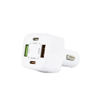 Autonabíječka Fast Charger BK365-2PD 4-Port bílá
