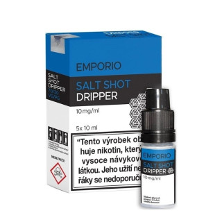 Emporio SALT SHOT Dripper 5x10ml 10mg (Salt nikotinový Booster)