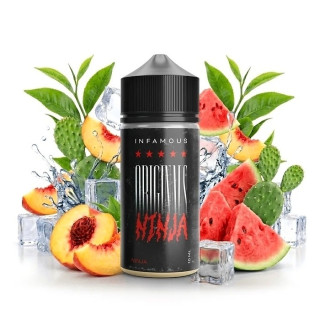 Infamous Originals S&V Ninja 10ml (Vodní meloun s kaktusem, broskví a čajem)