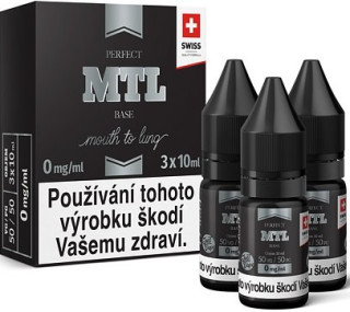 Beznikotinová báze JustVape MTL (50VG/50PG) 3x10ml - 0mg